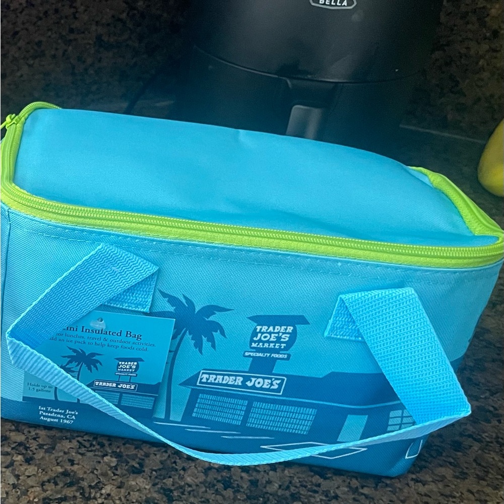 Trader Joe's Blue Insulated Bag